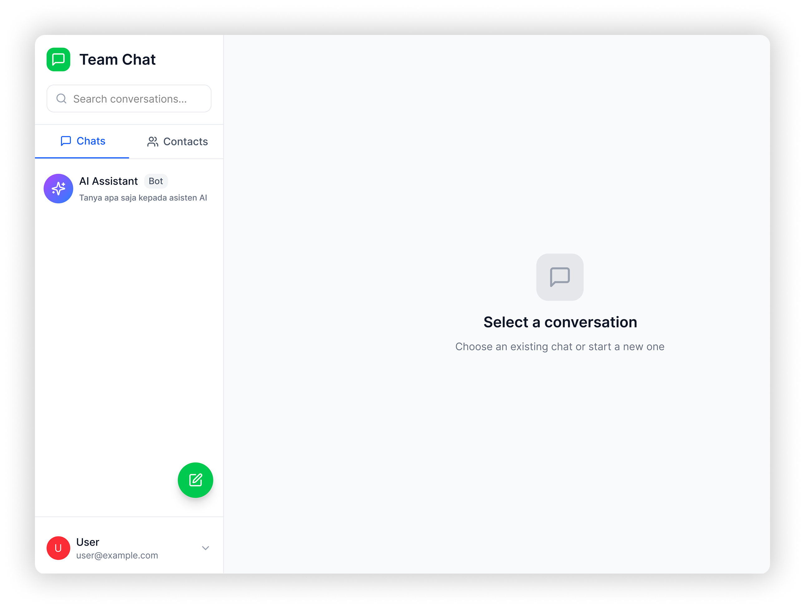 Komunikasi Internal & Chatbot HR dalam Satu Aplikasi